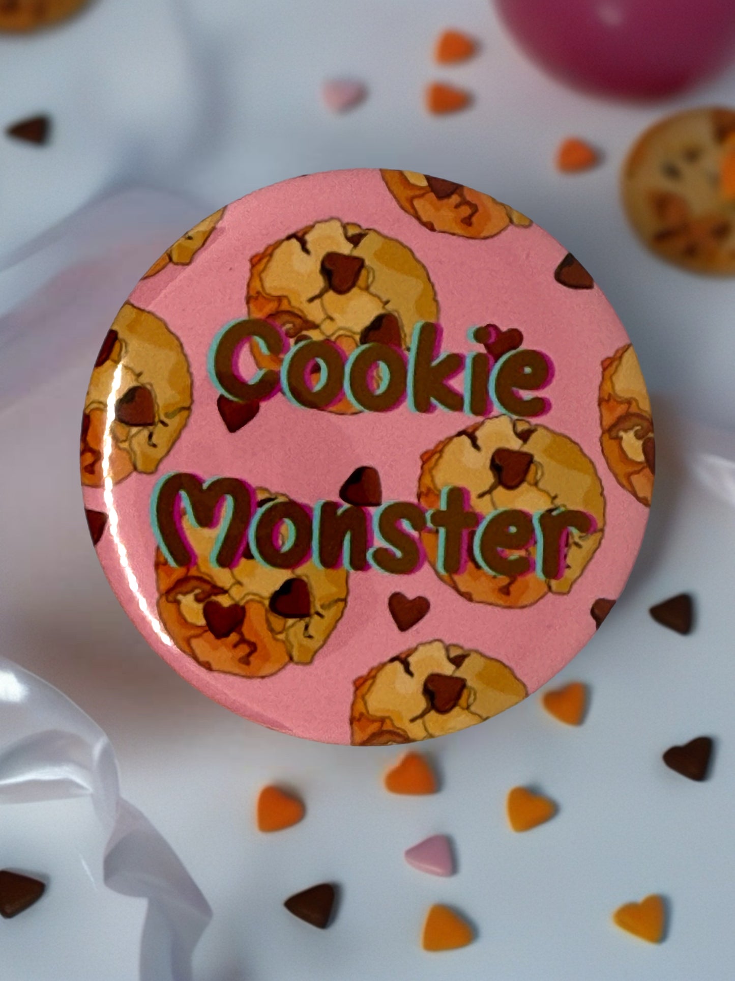 Cookie Monster Pin Badge | Cute & Quirky Accessory