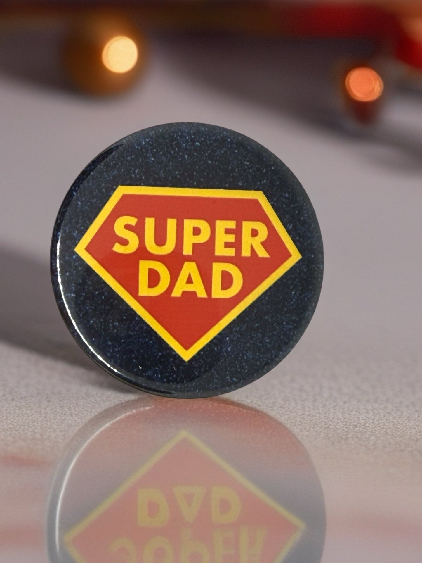 Super Dad Pin Badge | Heroic Gift for Dad