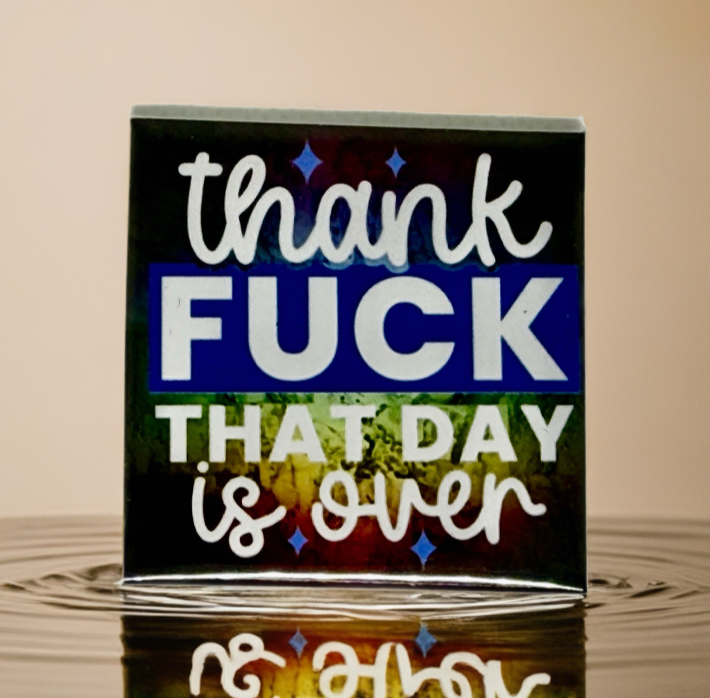 Thank F*ck That Day Is Over Fridge Magnet | Bright Décor