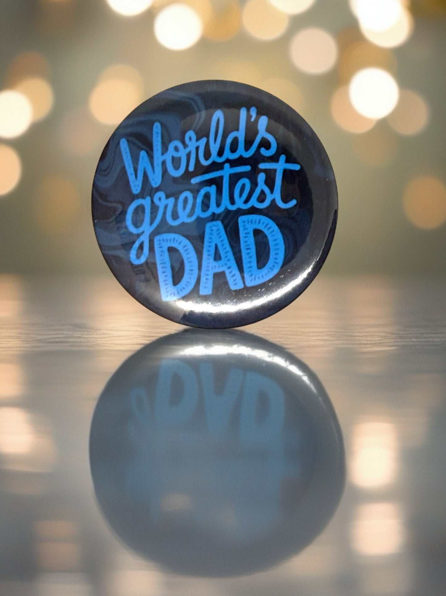 World's Greatest Dad Bottle Opener or Pin Badge | Father's Day Gift