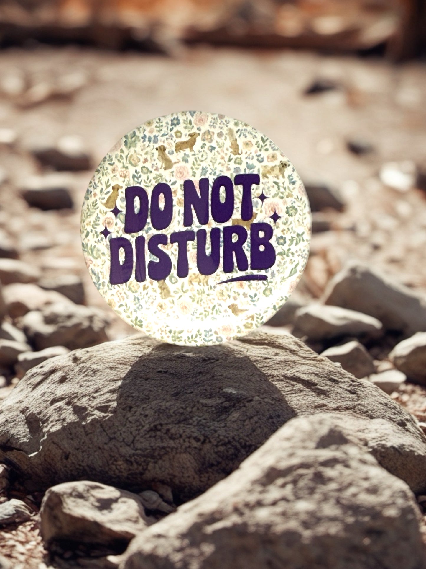 Do Not Disturb Pin Badge | Cute Introver Gift