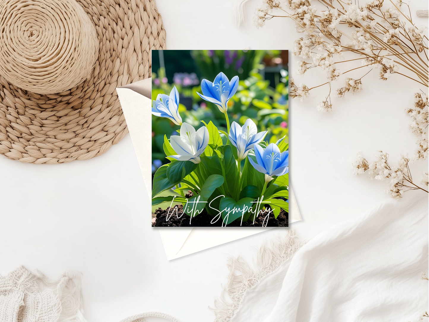 Sympathy Card – High Quality & Elegant Condolence Greeting