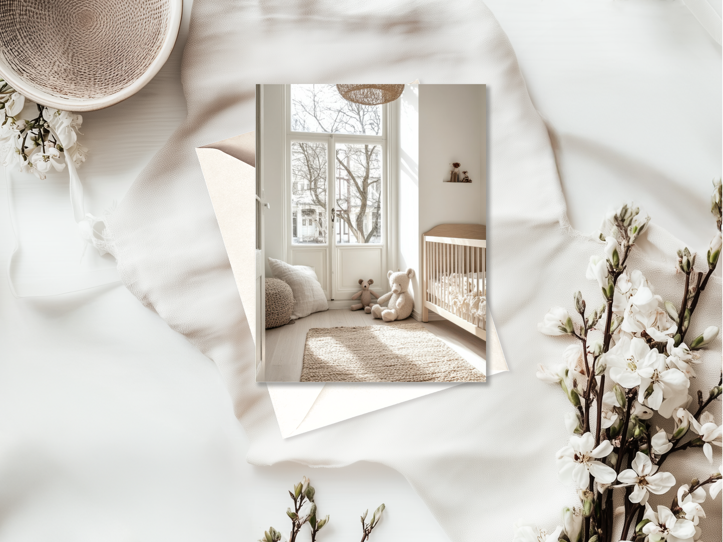 New Baby Card | High Quality Card for Parents & Showers | Neutral