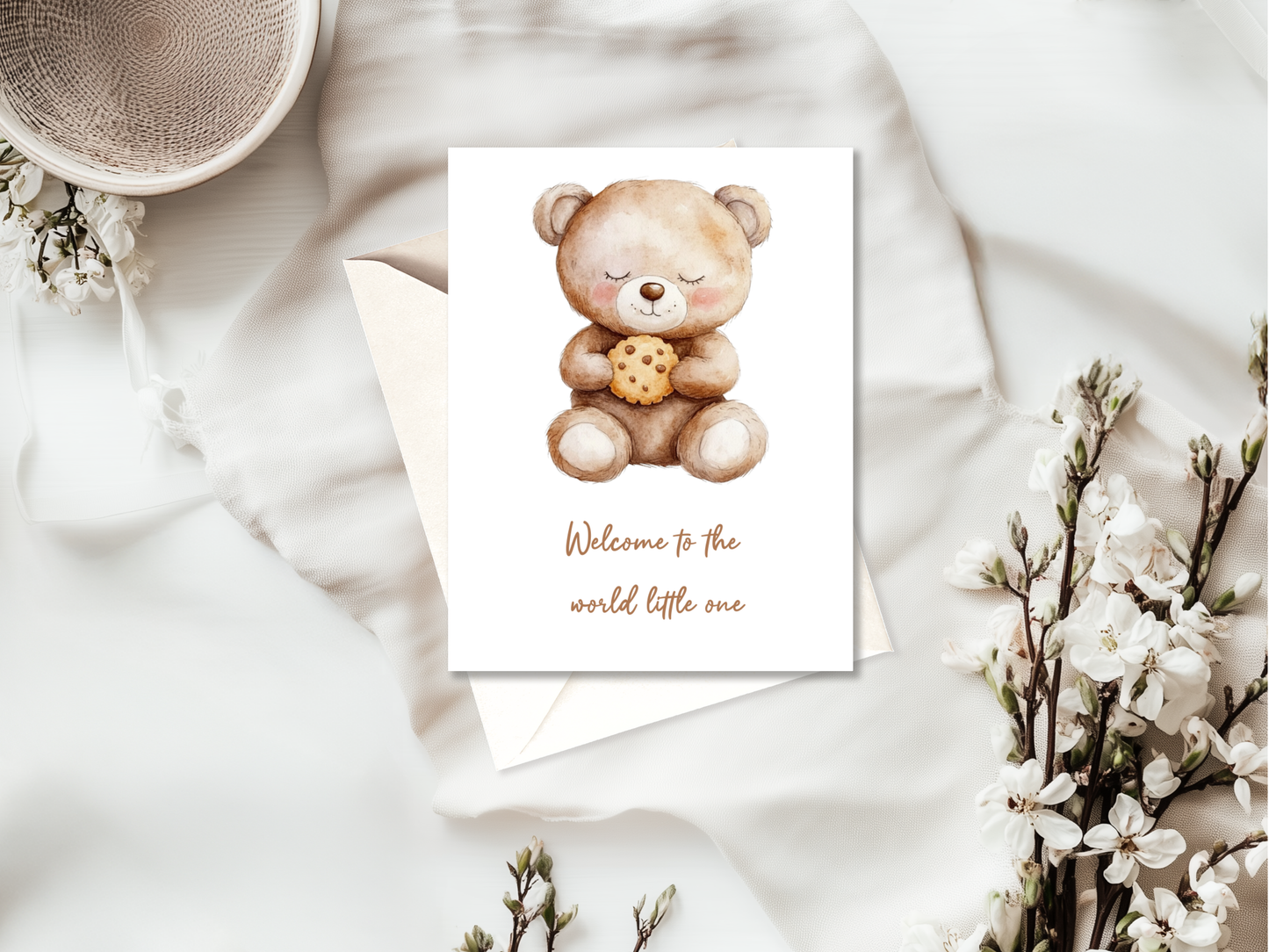 New Baby Card | High Quality Card for Parents & Showers | Neutral