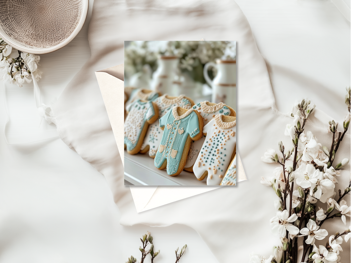 New Baby Card | High Quality Card for Parents & Showers | Neutral