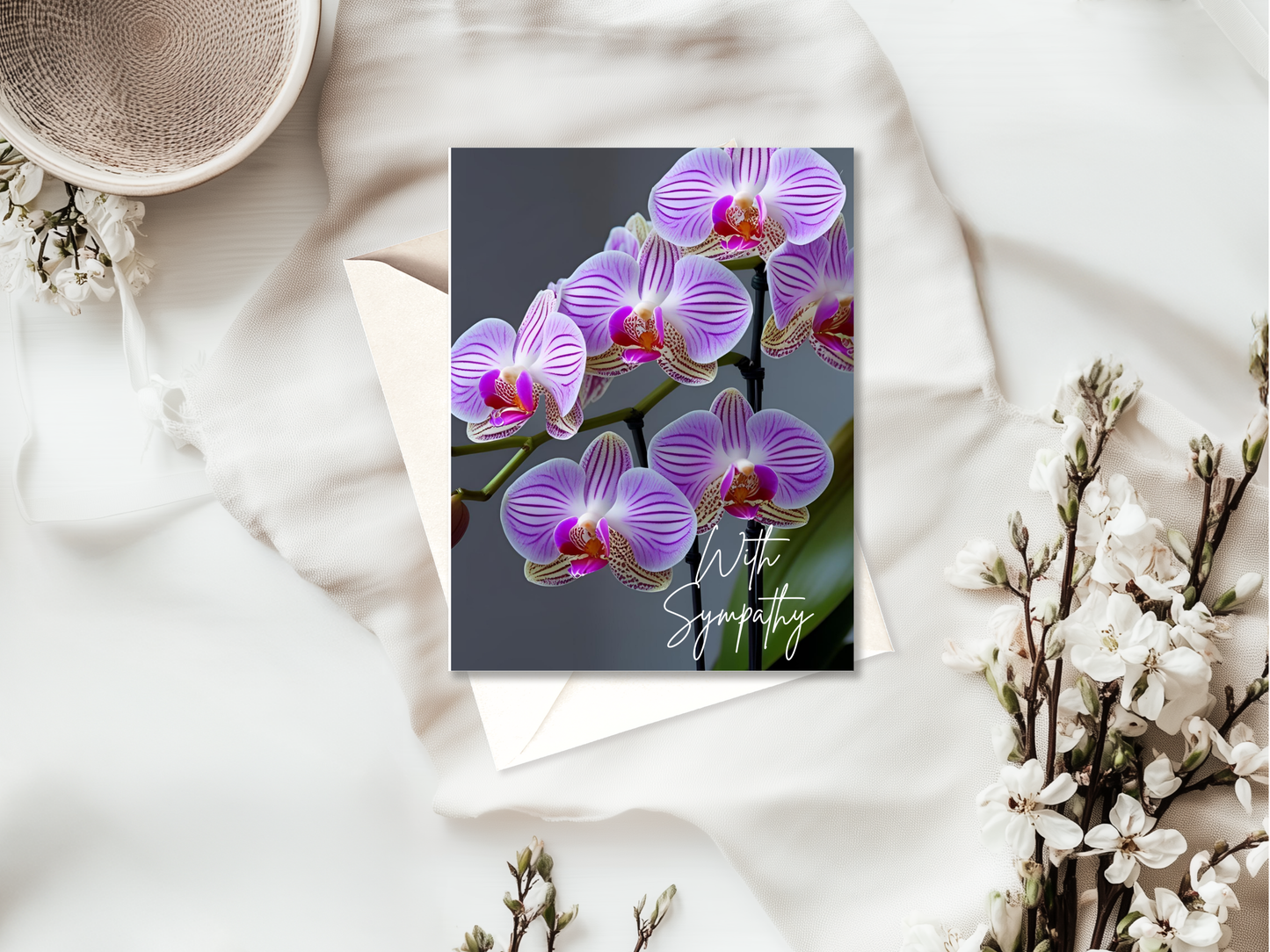 Sympathy Card – High Quality & Elegant Condolence Greeting
