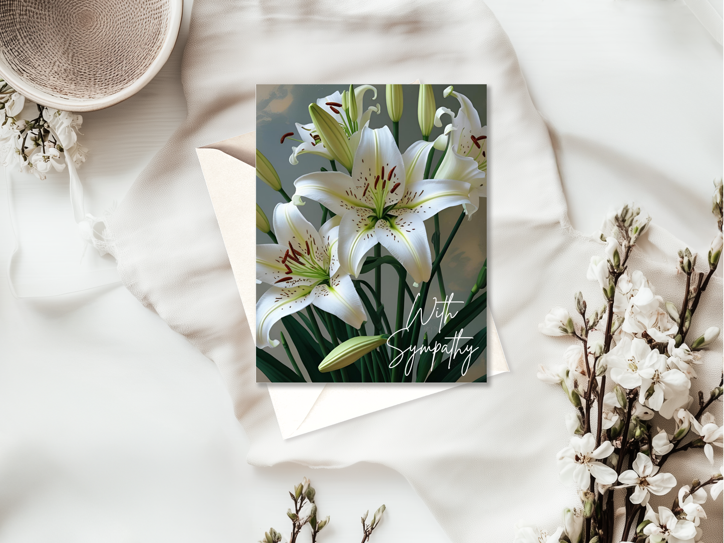 Sympathy Card – High Quality & Elegant Condolence Greeting