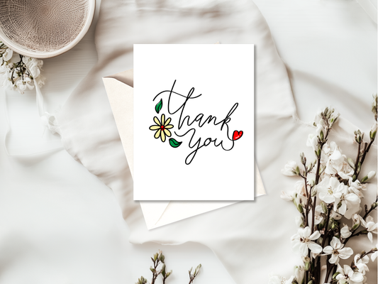 Thank You Card | Premium Quality Greeting Card