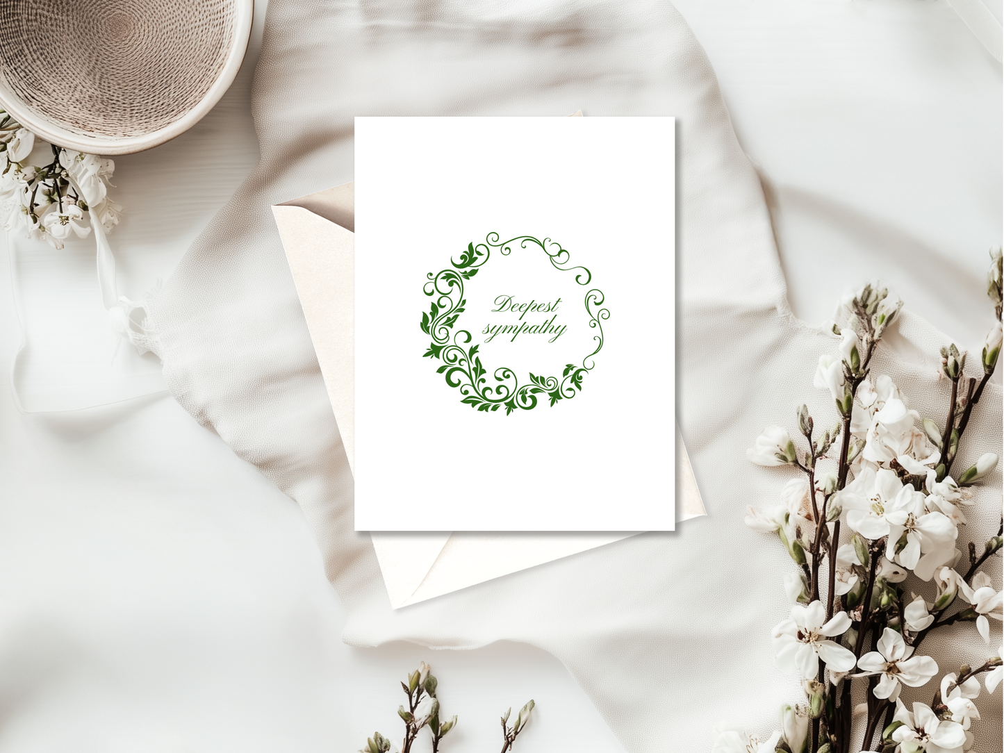 Sympathy Card – High Quality & Elegant Condolence Greeting