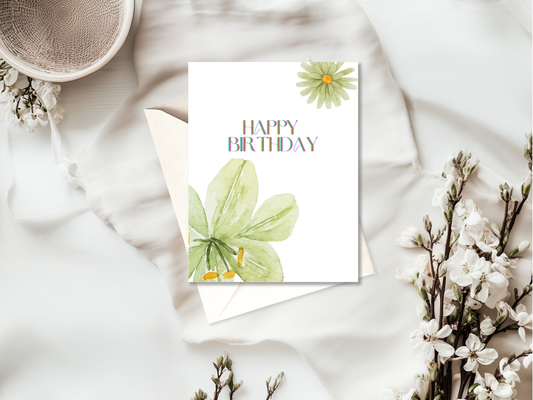 Happy Birthday Card | Elegant with Premium Quality