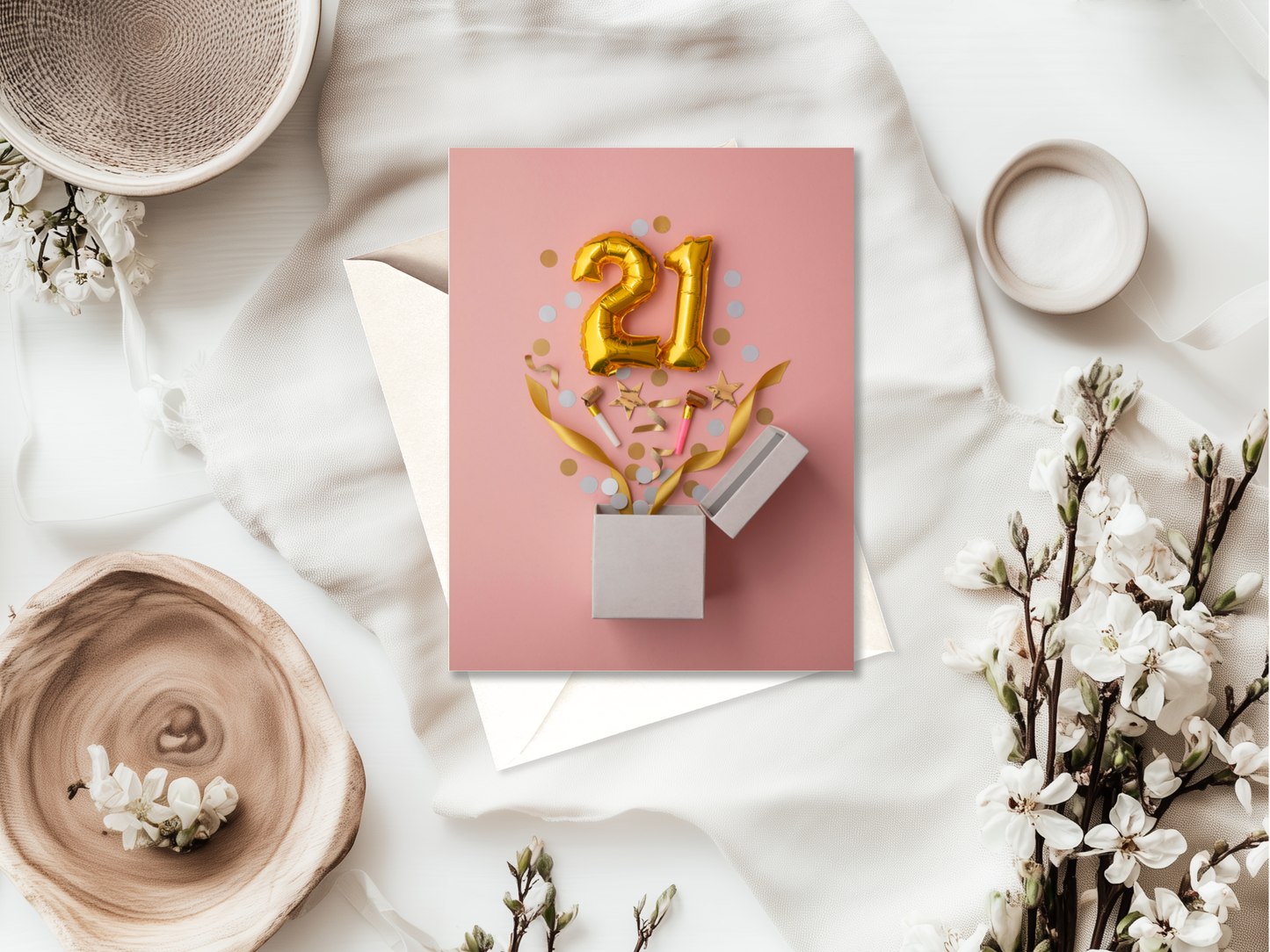21st Birthday Card – High Quality Greeting for Milestone Celebration