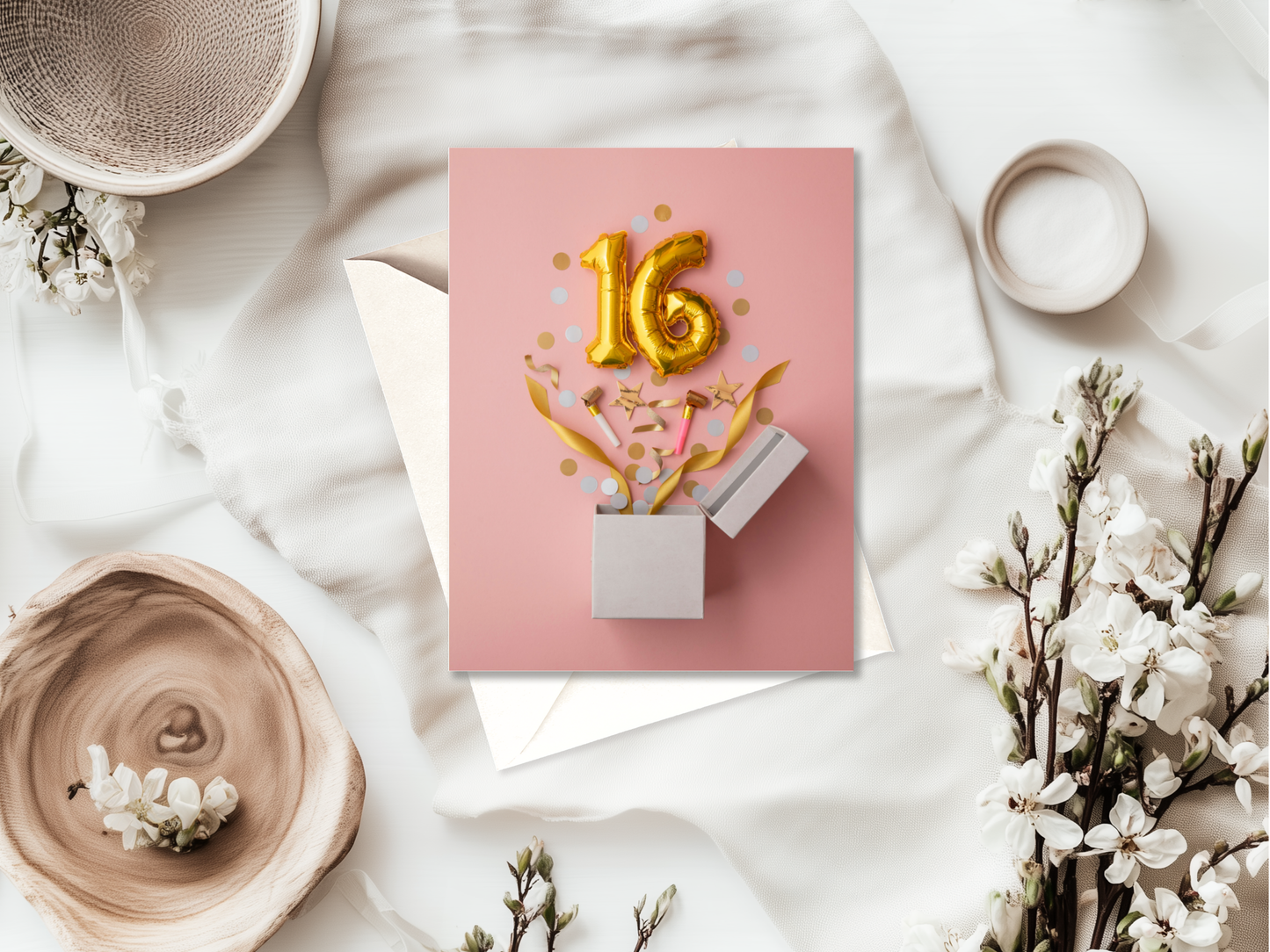 16th Birthday Card | High Quality | Milestone Celebration | Sweet 16
