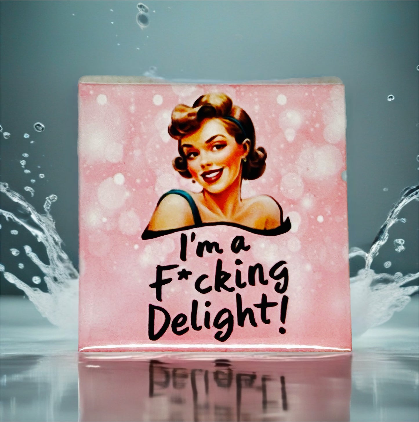 I'm a F***ing Delight Fridge Magnet | Bright Décor