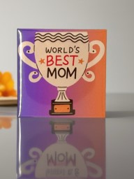 World’s Best Mom Fridge Magnet | Mother’s Day Gift or Birthday Gift