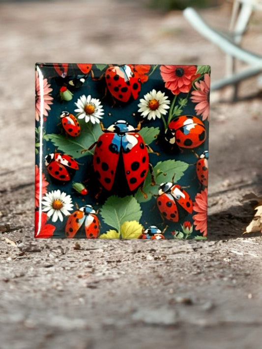 Ladybug Fridge Magnet | Colourful Nature-Inspired Décor