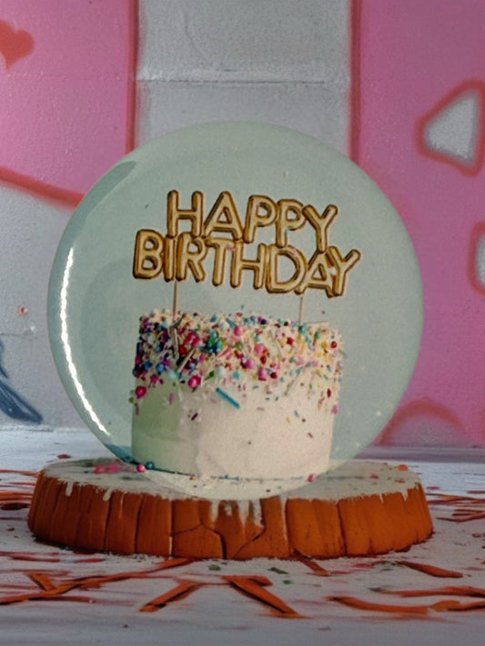 Happy Birthday Cake Fridge Magnet | Party Gift
