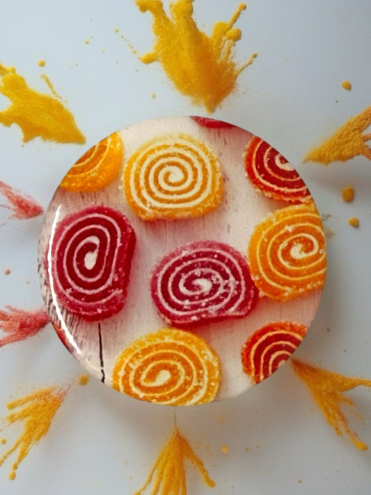 Candy Swirl Fridge Magnet | Colourful Sweet Kitchen Décor