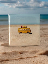Retro Camper Van Fridge Magnet | Travel & Coastal Decor