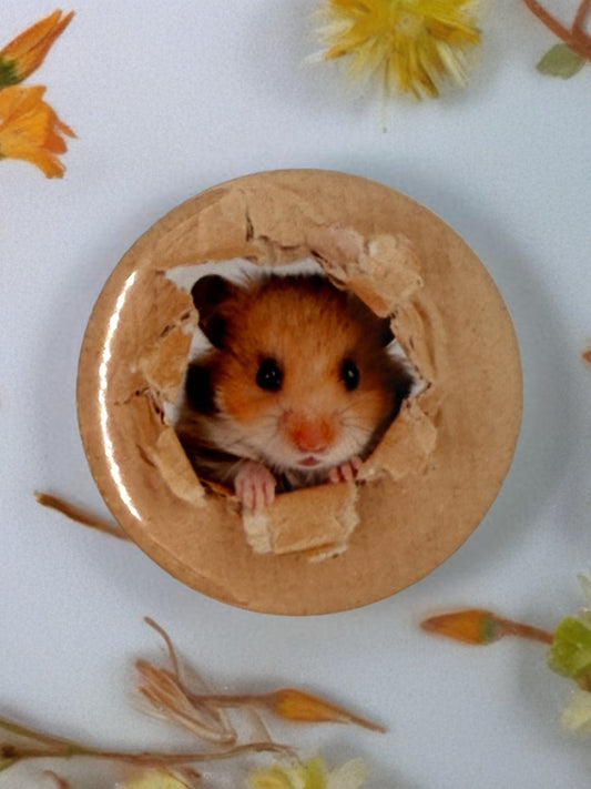 Cute Hamster Fridge Magnet | Animal Lover Gift