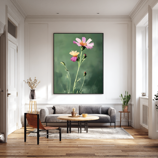 Wildflower Wall Art | Botanical Nature Print