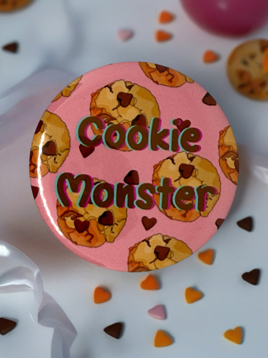 Cookie Monster Pin Badge | Cute & Quirky Accessory