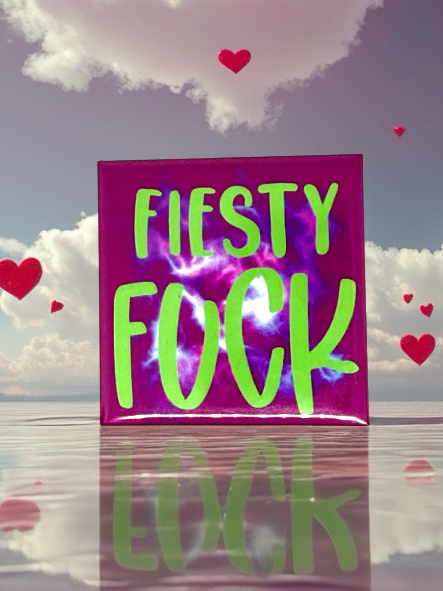 Feisty F*ck Fridge Magnet | Bright Décor