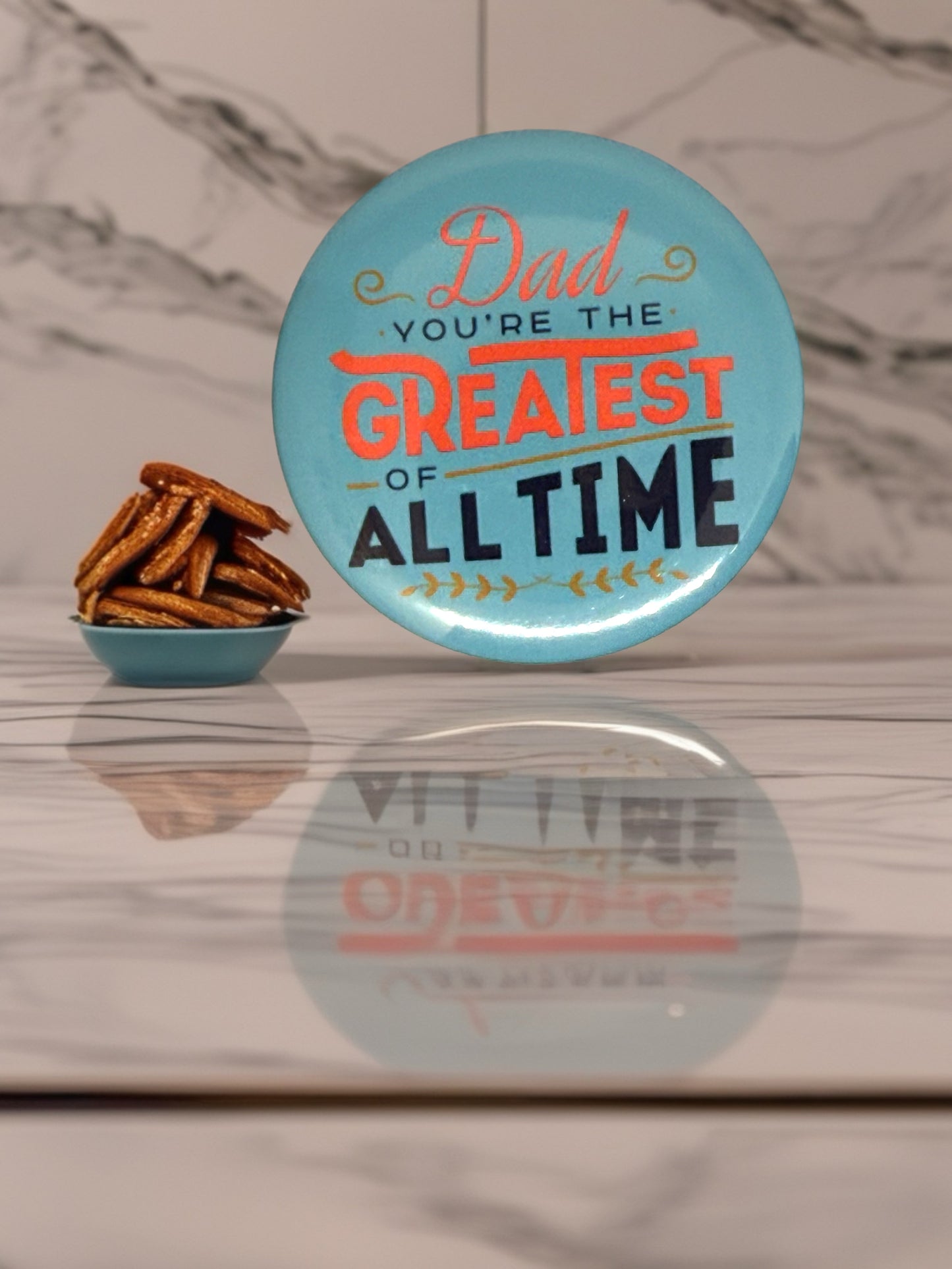 Dad You're The Greatest Of All Time | Bottle Opener or Pin Badge