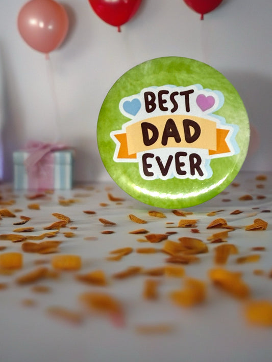 Best Dad Ever | Bottle Opener or Pin Badge | Gift for Dad