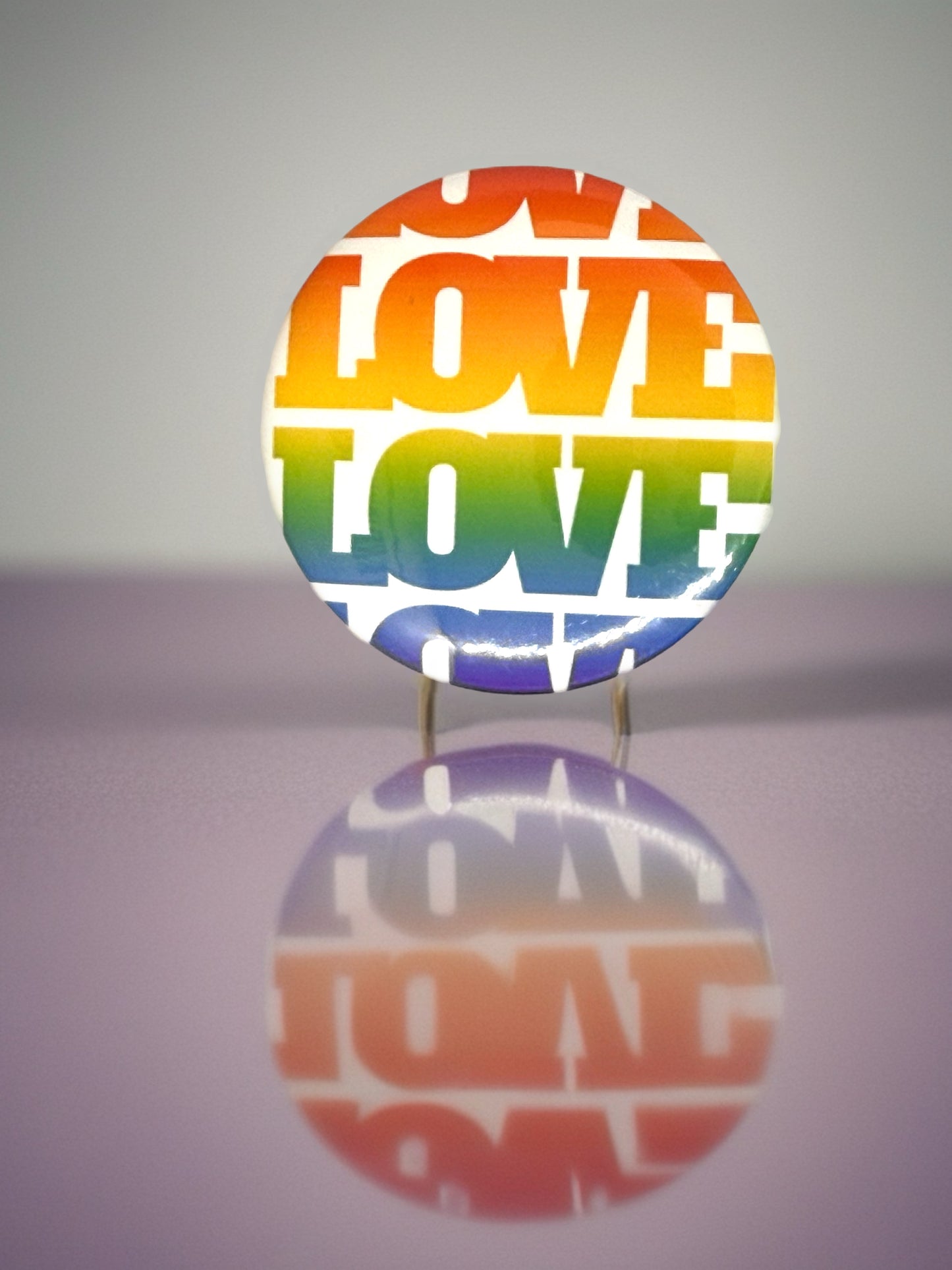 Rainbow Love Pocket Mirror | LGBTQ+ | Pride Compact Mirror Gift