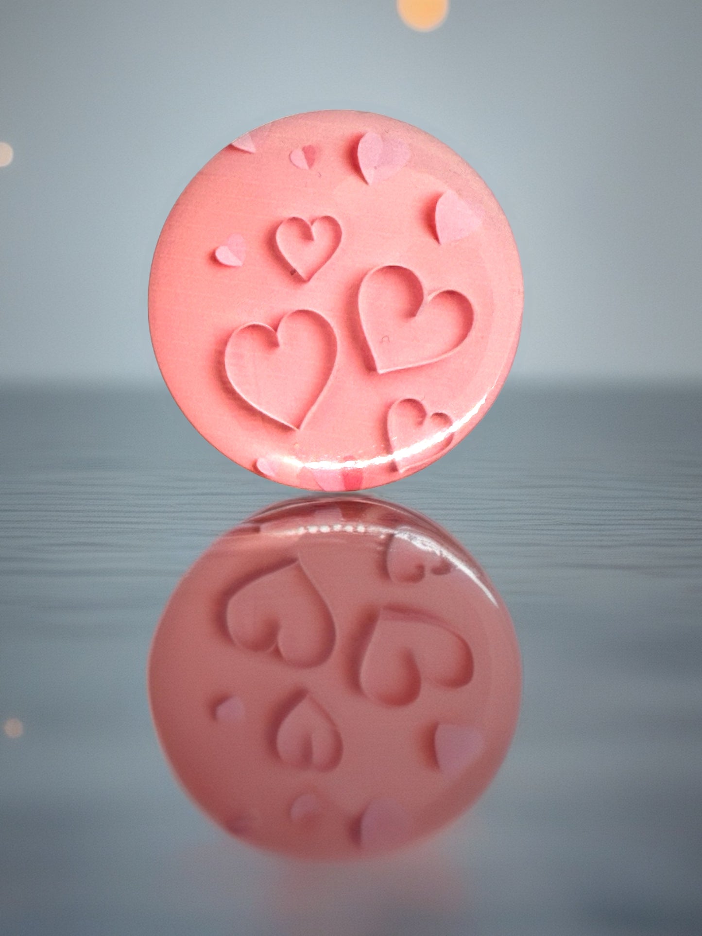 Pink Hearts Pocket Mirror | Cute Love Heart Compact Mirror Gift