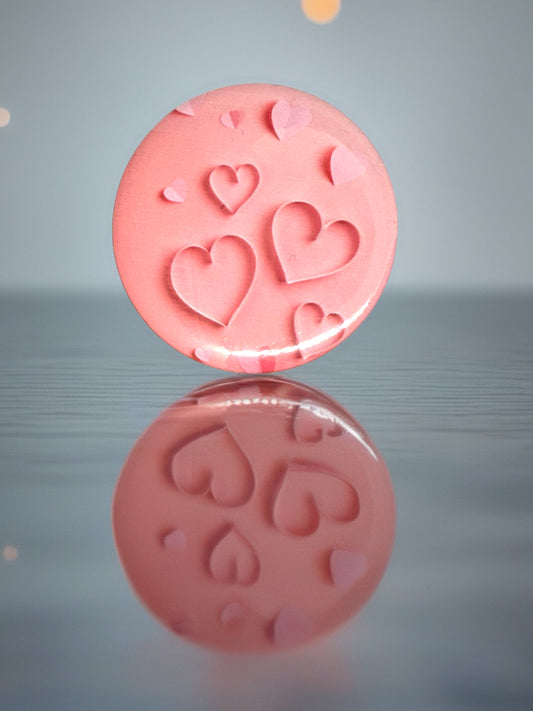 Pink Hearts Pocket Mirror | Cute Love Heart Compact Mirror Gift