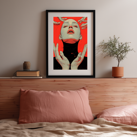 Model Wall Print | Modern Art