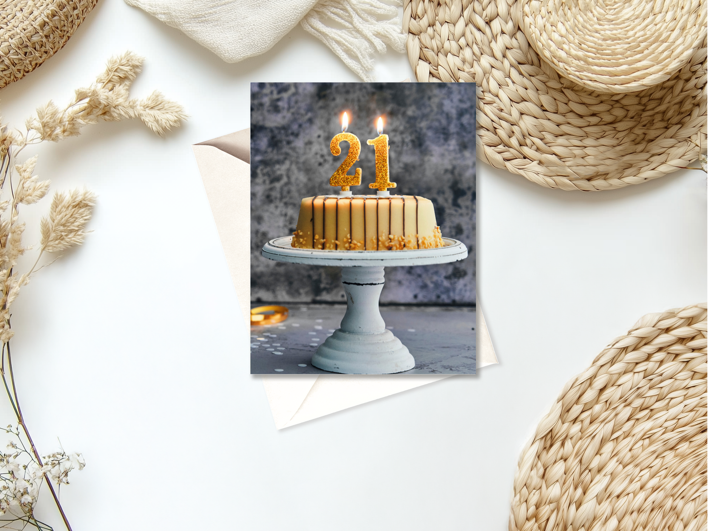 21st Birthday Card – High Quality Greeting for Milestone Celebration