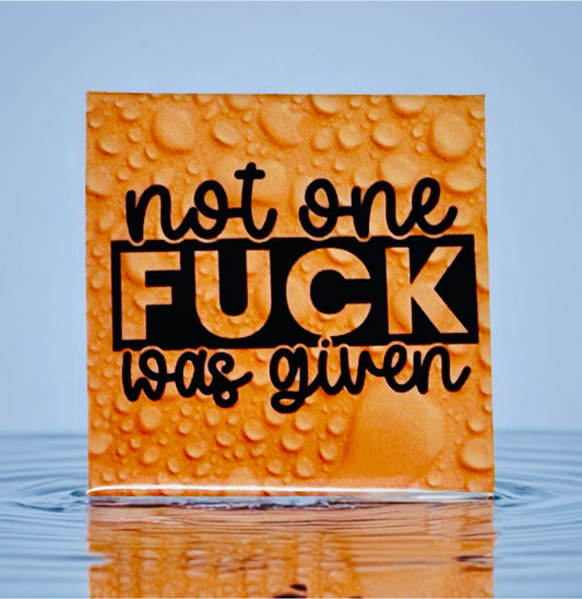 Not One F*ck Was Given Fridge Magnet | Bright Décor