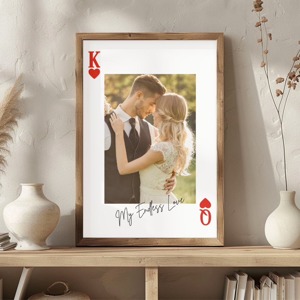 Custom Couple Photo Print | My Endless Love | Personalised Wall Art