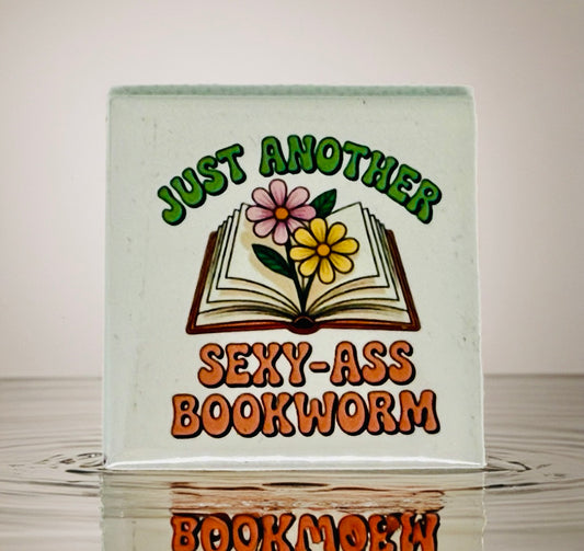 Sexy-Ass Bookworm Fridge Magnet | Bright Décor