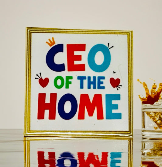 CEO Of The Home Fridge Magnet | Bright Décor