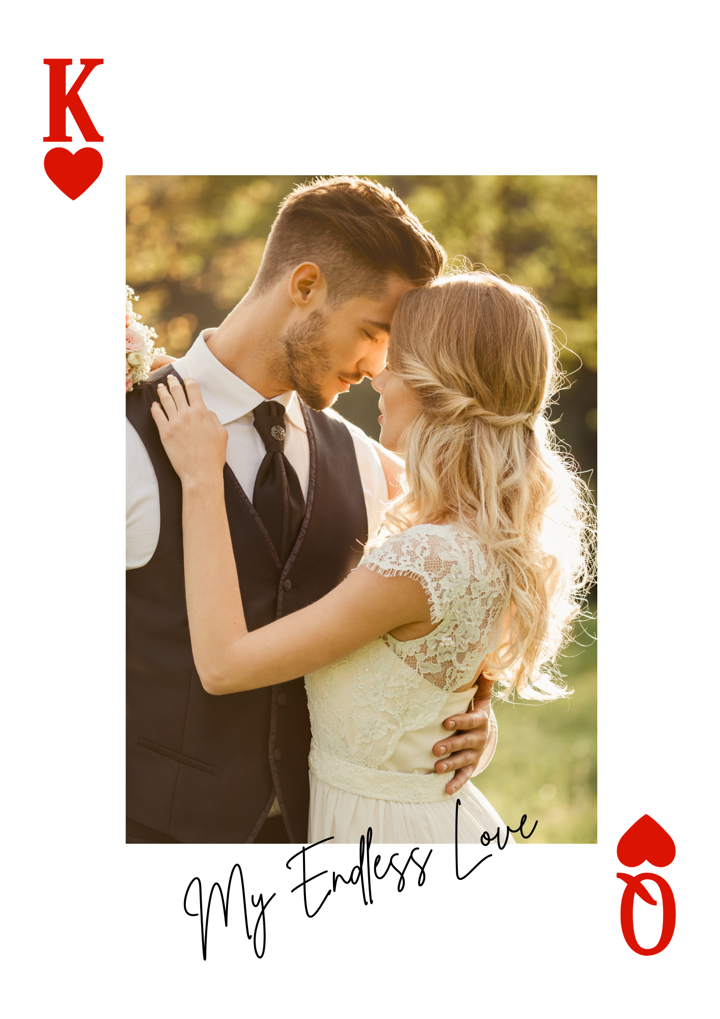 Custom Couple Photo Print | My Endless Love | Personalised Wall Art